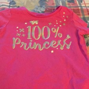 Pink short sleeve tee